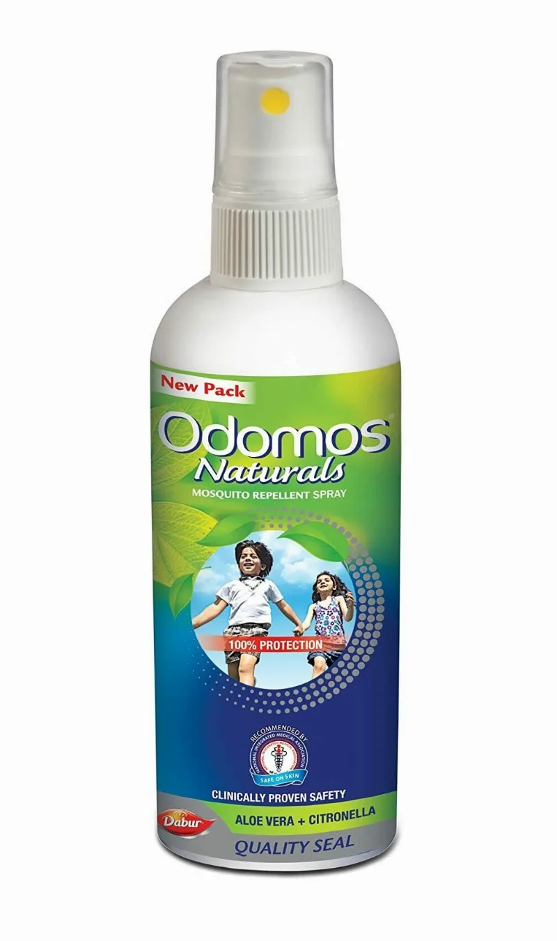 Спрей противомоскитный Одомос 100 мл Dabur Odomos Naturals Mosquito Repellent Spray