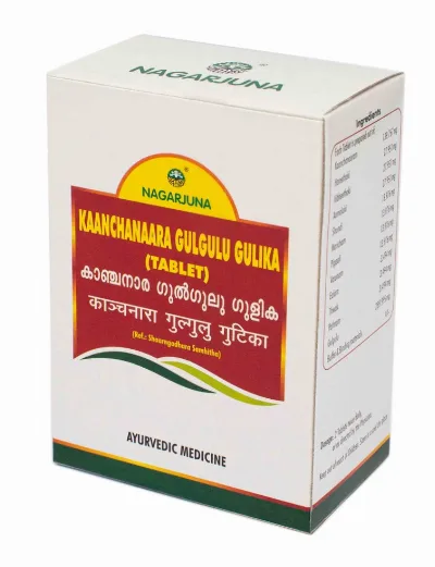 Канчанар Гуггул 100 табл Nagarjuna Kaanchanaara Gulgulu Gulika