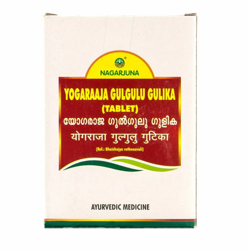 Йогарадж Гуггул 100 табл Nagarjuna Yogaraaja Gulgulu Gulika
