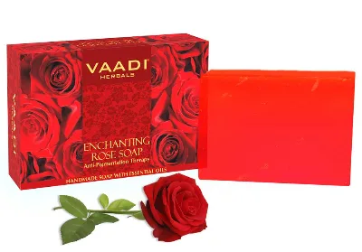 Мило Троянда 75 г Vaadi Herbals Enchanting Rose Soap
