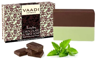 Мило Шоколад і М`ята 75 г Vaadi Herbals Tempting Chocolate & Mint Soap