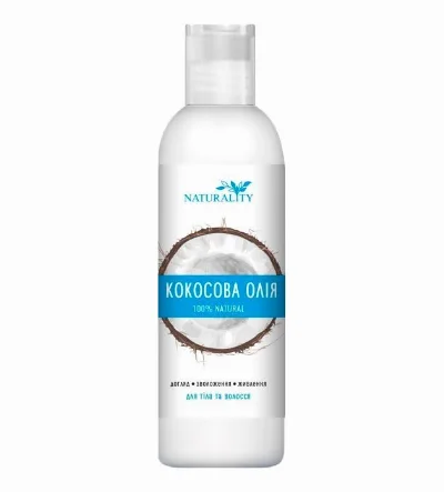 Олія кокосова для тіла та волосся 200 мл Naturality