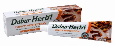 Зубна паста Гвоздика 150 г Dabur Herb'l Clove Toothpaste 150g