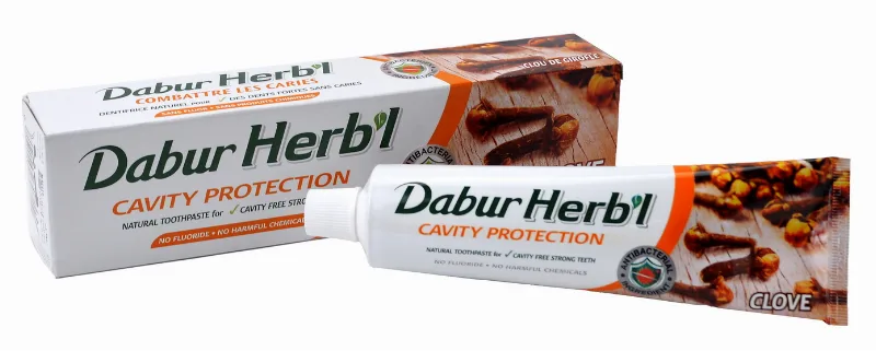 Зубна паста Гвоздика 150 г Dabur Herb'l Clove Toothpaste 150g