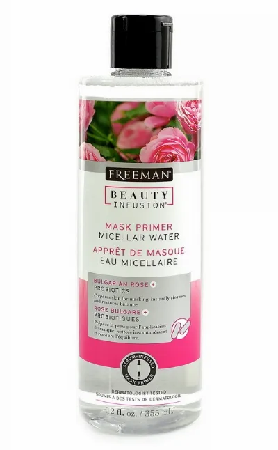 Міцелярна вода Болгарська троянда та пробіотики 355 мл Freeman Beauty Infusion Micellar Water