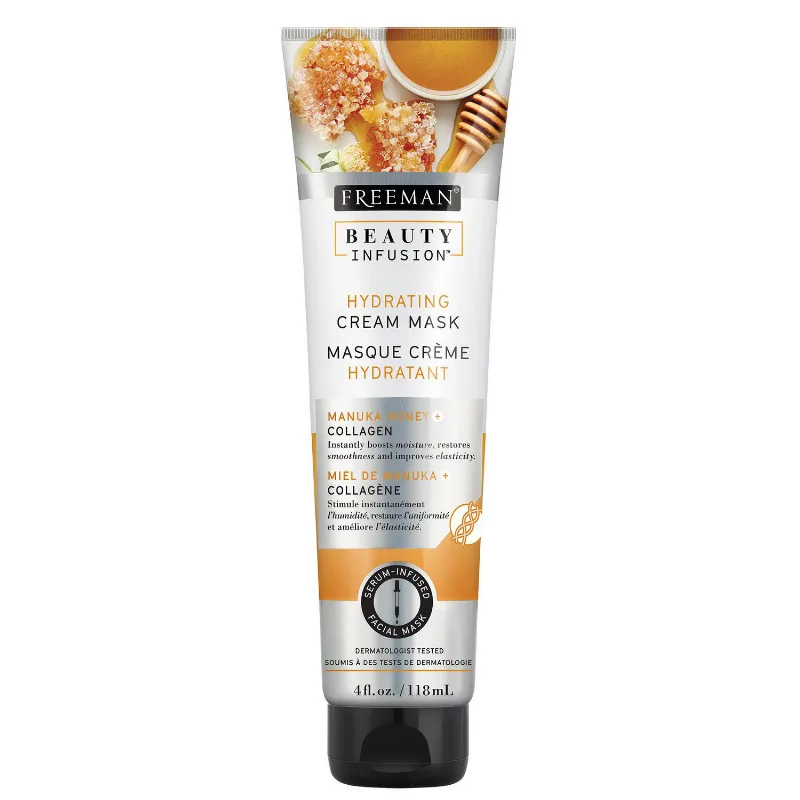 Кремовая маска для лица Увлажняющая Мед Манука и Коллаген 118 мл Freeman Beauty Infusion Hydrating Cream Mask
