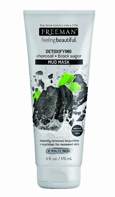 Маска для обличчя грязьова Вугілля і Чорний цукор 175 мл Freeman Charcoal & Black Sugar Mud Mask