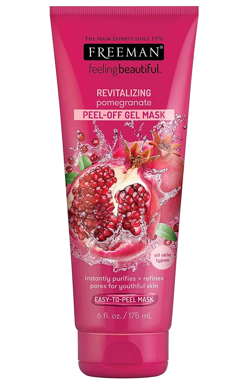 Маска-плівка для обличчя Гранат 175 мл Freeman Revitalizing Pomegranate Peel Off Gel Mask
