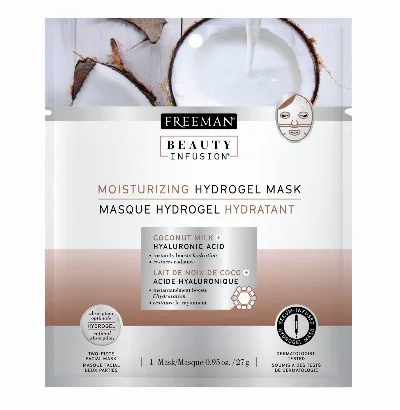 Маска-гідрогель Кокосове молоко і Гіалуронова кислота 27 г Freeman Moisturizing Hydrogel Mask Coconut Milk + Hyaluronic Acid