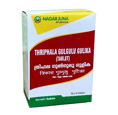 Тріфала Гуггул 100 табл Nagarjuna Thriphala Gulgulu Gulika