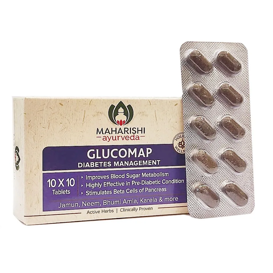 Глюкомап 100 табл Maharishi Ayurveda Glucomap 100tab