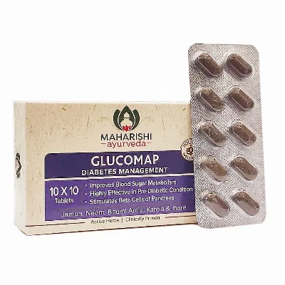 Глюкомап 100 табл Maharishi Ayurveda Glucomap 100tab