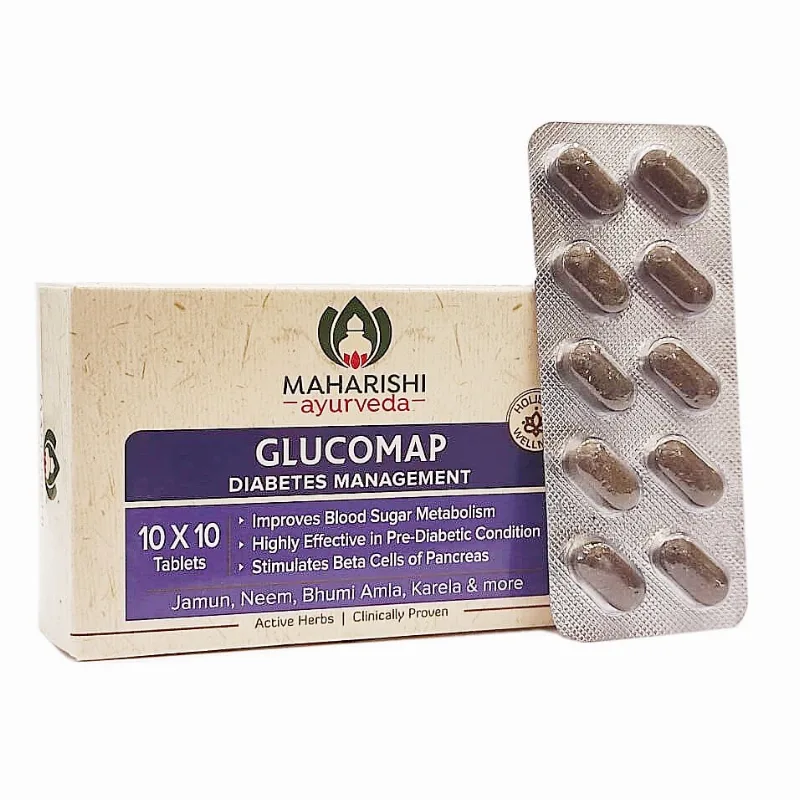 Глюкомап 100 табл Maharishi Ayurveda Glucomap 100tab