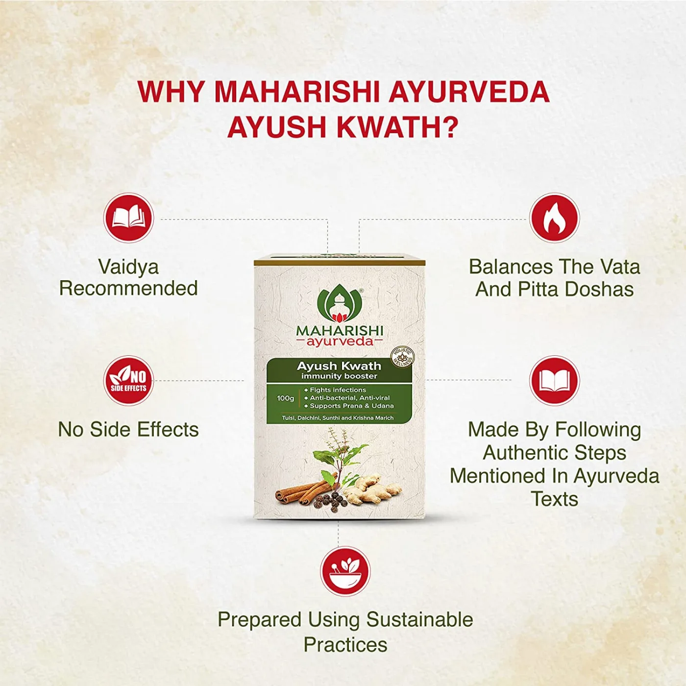 Аюш Кватх 100 г Maharishi Ayurveda Ayush Kwath