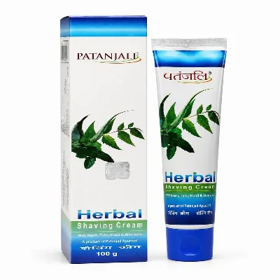 Крем для гоління на основі трав 100 г Patanjali Herbal Shavin Cream