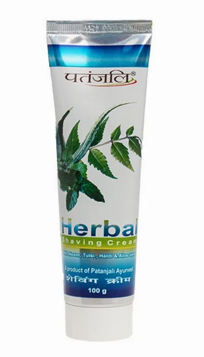 Крем для гоління на основі трав 100 г Patanjali Herbal Shavin Cream