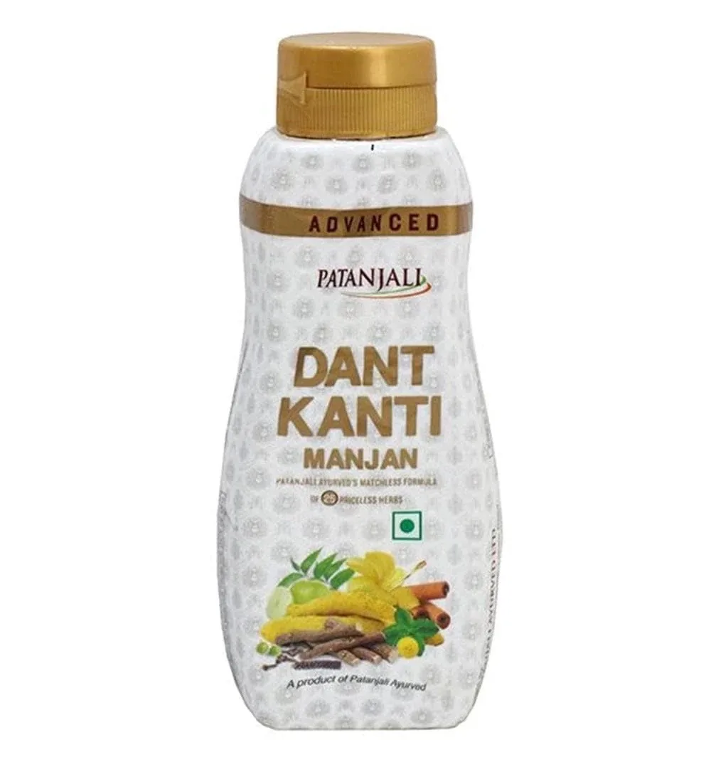 Зубний порошок покращений Дант Манджан 100 г Patanjali Advanced Dant Kanti Manjan