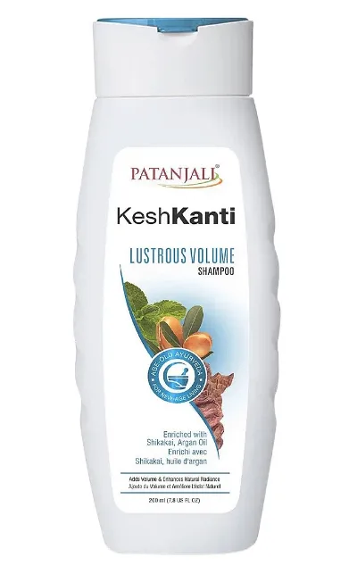 Шампунь Кеш Канті Блискучий обʼєм 200 мл Patanjali Kesh Kanti Lustrous Volume Shampoo
