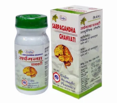 Сарпагандха гханваті 40 таб Unjha Sarpagandha ghanvati