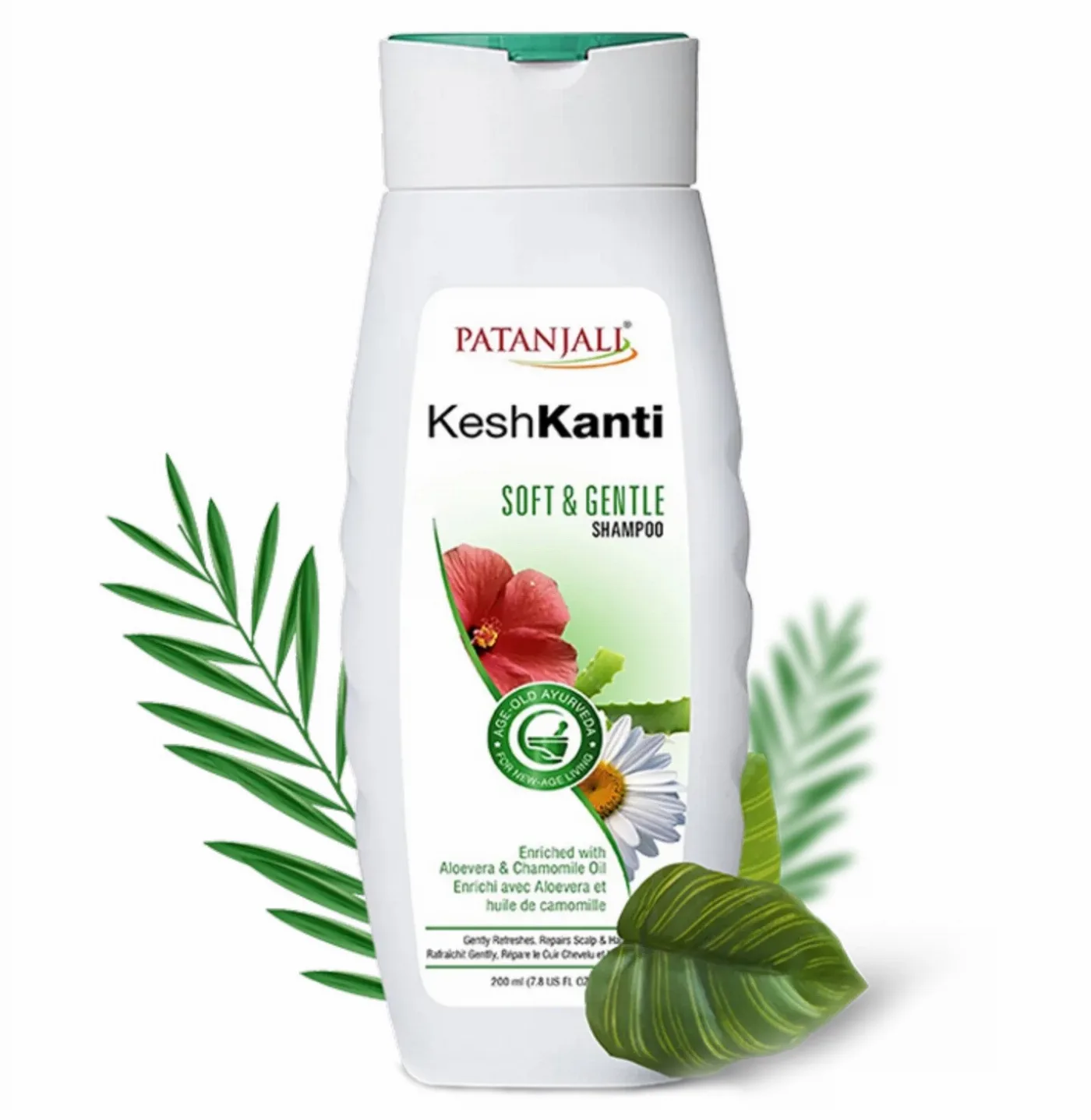 Шампунь Кеш Канті Мʼякість та ніжність 200 мл Patanjali Kesh Kanti Soft & Gentle Shampoo