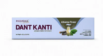 Зубна паста Дант Канті Поліпшена сила 150 г Patanjali Dant Kanti Advance Power Toothpaste