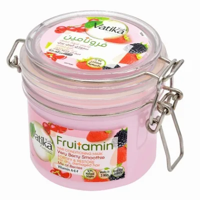 Маска для зміцнення та відновлення Fruitamin Суміш ягод 350 мл Dabur Fruitamin Hair Conditioning Mask Mix of Berries