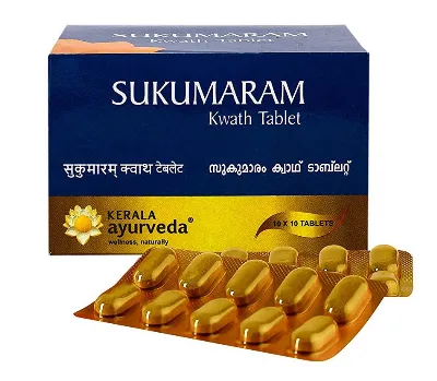 Сукумарам Кватх 100 табл Kerala Ayurveda Sukumaram Kwath Tablet