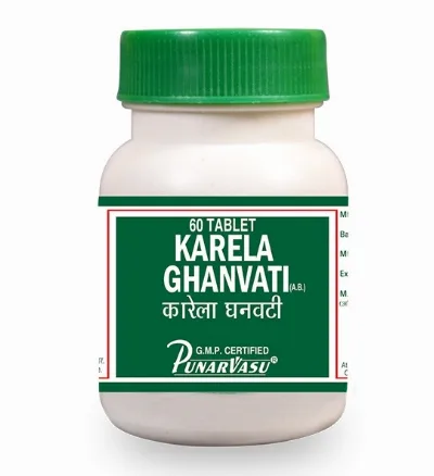 Карела Гханвати 60 табл Punarvasu Karela Ghanvati