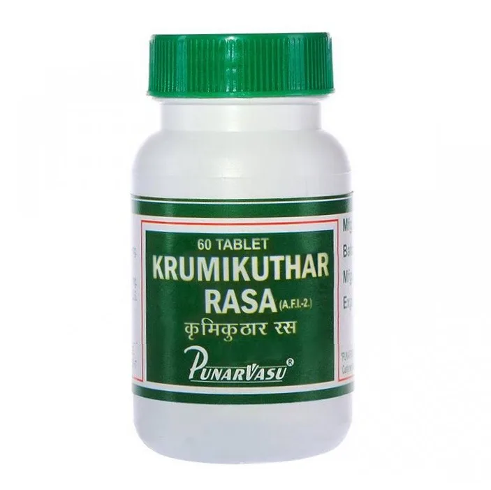 Крімікутхар рас 60 табл Punarvasu Krumikuthar Rasa