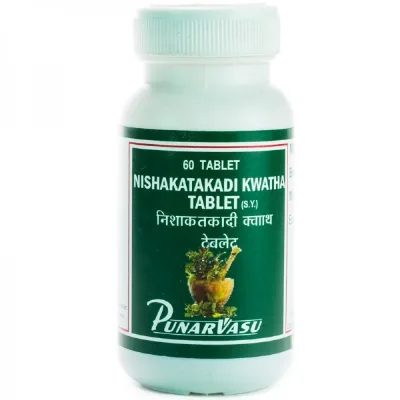 Нішакатакаді Кватха 100 табл Punarvasu Nishakatakadi Kwatha Tablet