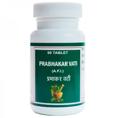 Прабхакар Ваті 60 табл Punarvasu Prabhakar Vati