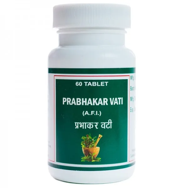 Прабхакар Вати 60 табл Punarvasu Prabhakar Vati