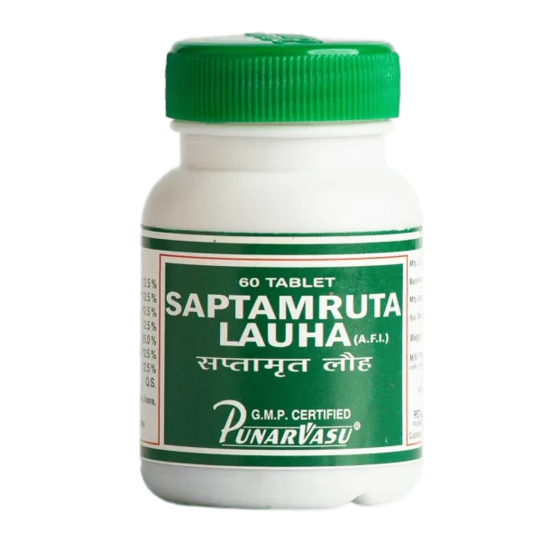 Саптамрит лаух 60 табл Punarvasu Saptamruta Lauha