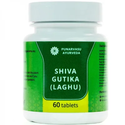 Шива Гутика Лагху 60 табл Punarvasu Shiva Gutika (Laghu)