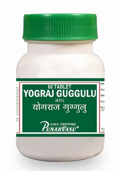 Йогарадж гуггул 60 табл Punarvasu Yograj Guggulu