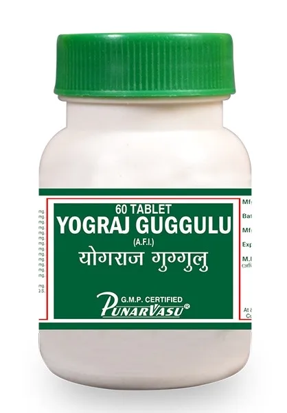 Йогарадж гуггул 60 табл Punarvasu Yograj Guggulu