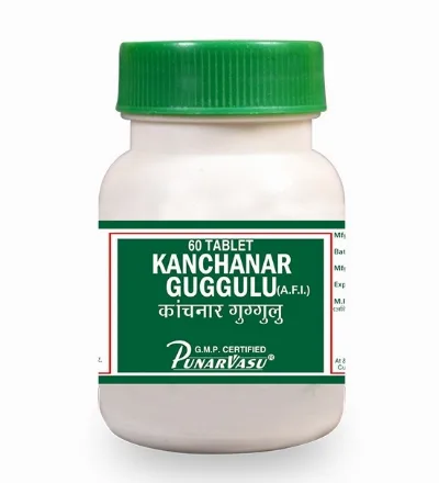 Канчанар Гуггул 60 табл Punarvasu Kanchanar Guggulu