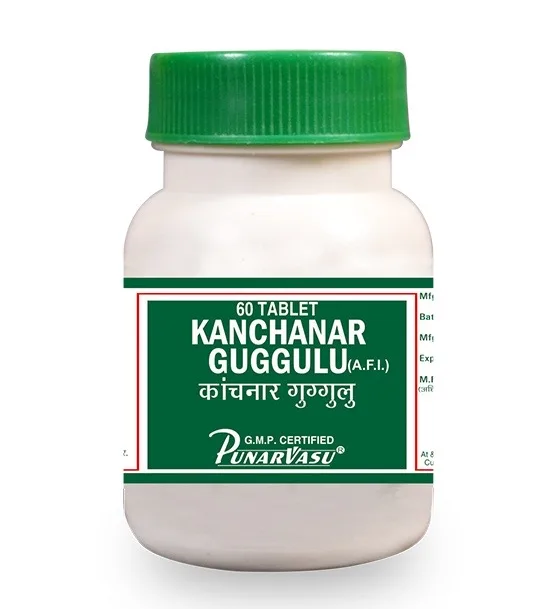 Канчанар Гуггул 60 табл Punarvasu Kanchanar Guggulu