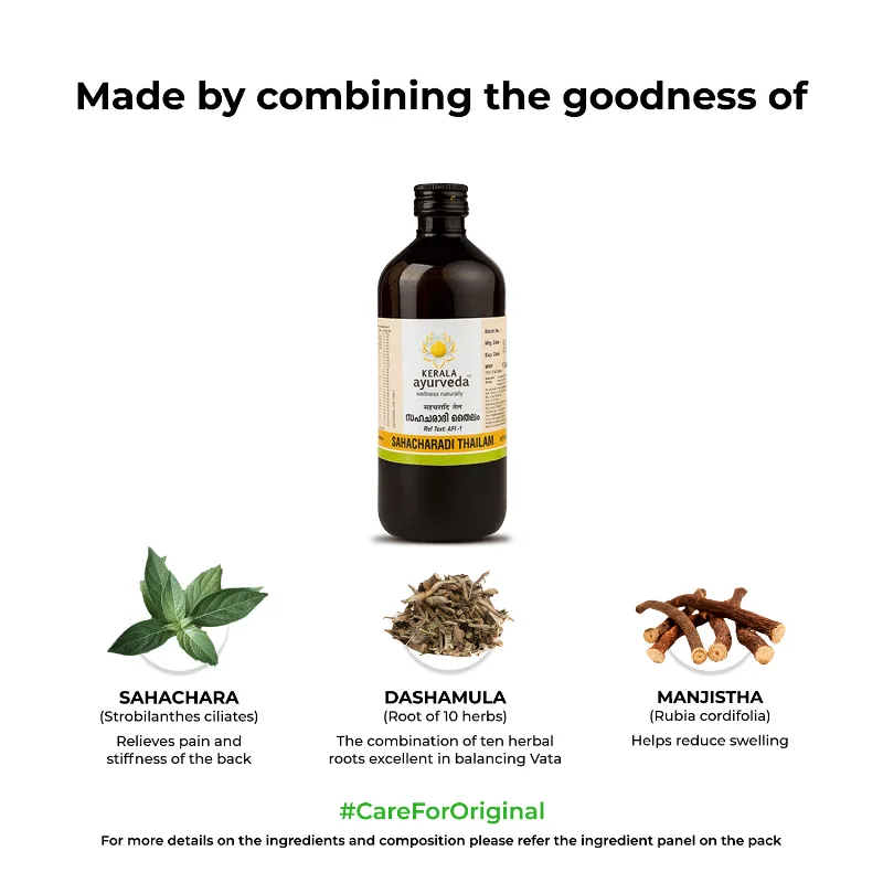 Сахачараді тайл 200 мл Kerala Ayurveda Sahacharadi Taila