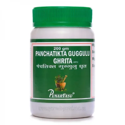 Панчатікта Гуггул Гхріта 200 г Punarvasu Panchatikta Guggulu Ghrita