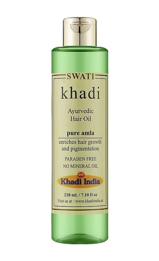 Аюрведична олія для волосся Чиста амла 210 мл Khadi Swati Ayurvedic Hair Oil Pure Amla