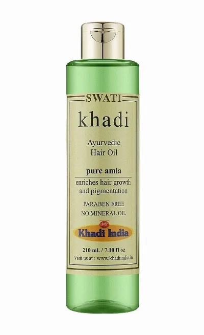 Аюрведична олія для волосся Чиста амла 210 мл Khadi Swati Ayurvedic Hair Oil Pure Amla
