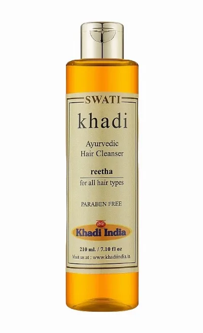 Аювердичний засіб для глибокого очищення волосся Рітха 210 мл Khadi Swati Ayurvedic Hair Cleanser Reetha