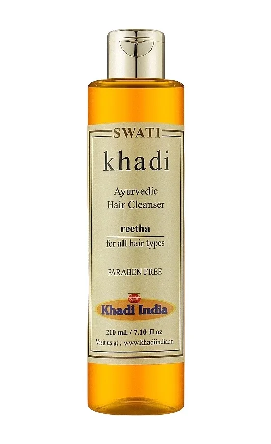 Аювердичний засіб для глибокого очищення волосся Рітха 210 мл Khadi Swati Ayurvedic Hair Cleanser Reetha