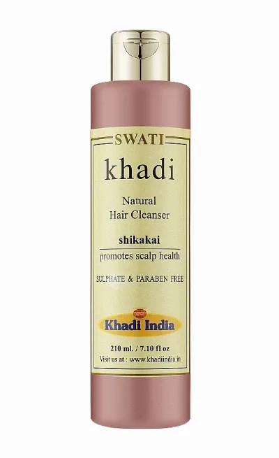 Натуральний шампунь-кондиціонер для волосся Шикакай 210 мл Khadi Swati Natural Hair Cleanser Shikakai