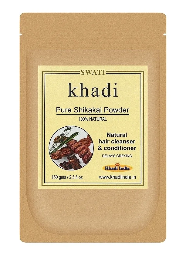 Натуральный кондиционер для волос и кожи головы с Шикакай 150 г Khadi Swati Pure Shikakai Powder