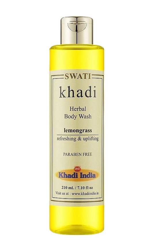 Гель для душа Лемонграсс 210 мл Khadi Swati Herbal Bodywash Lemongrass