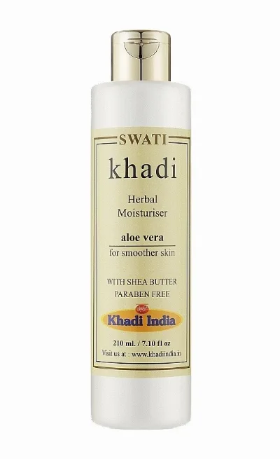 Лосьйон для тіла зволожуючий Алое вера 210 мл Khadi Swati Herbal Moisturising Lotion Alovera
