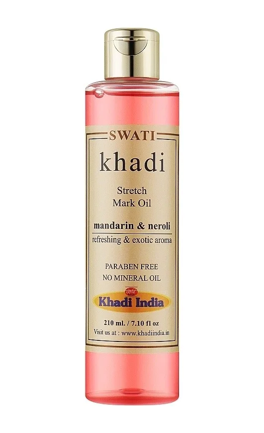 Олія від розтяжок мандарин та неролі 210 мл Khadi Swati Herbal Stretch Mark Oil Mandarin & Neroli
