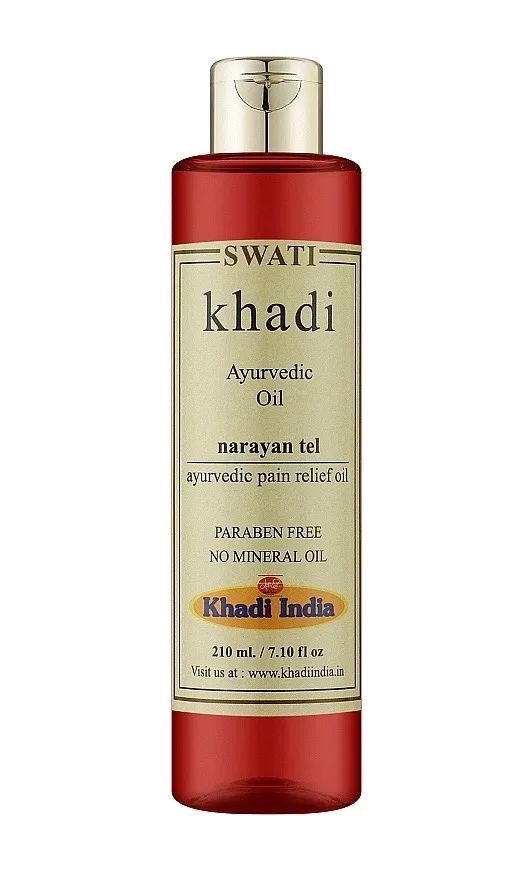 Аюрведична лікувальна олія Нараян тайл 210 мл Khadi Swati Herbal Narayna Oil